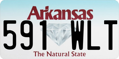 AR license plate 591WLT