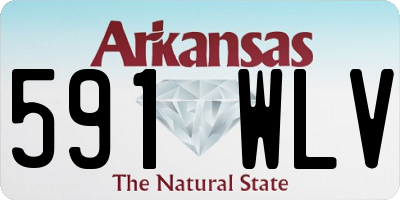 AR license plate 591WLV