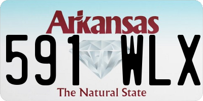 AR license plate 591WLX