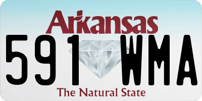 AR license plate 591WMA
