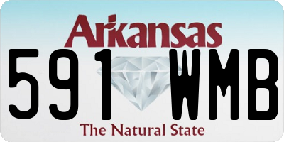 AR license plate 591WMB