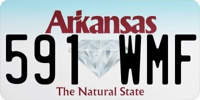 AR license plate 591WMF