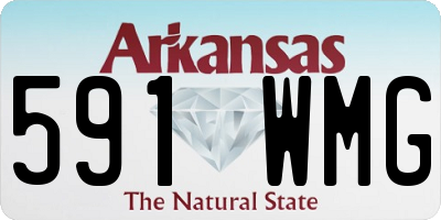 AR license plate 591WMG