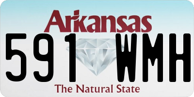 AR license plate 591WMH