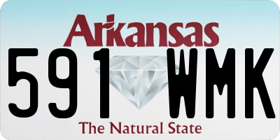 AR license plate 591WMK