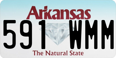 AR license plate 591WMM