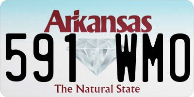 AR license plate 591WMO