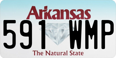 AR license plate 591WMP
