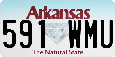 AR license plate 591WMU