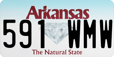 AR license plate 591WMW