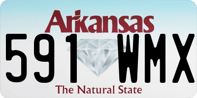 AR license plate 591WMX