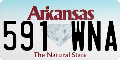AR license plate 591WNA