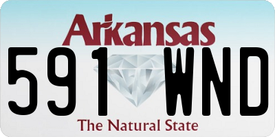 AR license plate 591WND