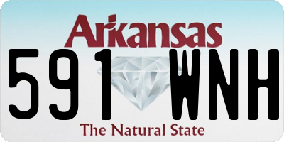 AR license plate 591WNH