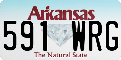AR license plate 591WRG
