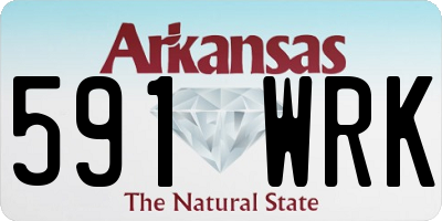 AR license plate 591WRK