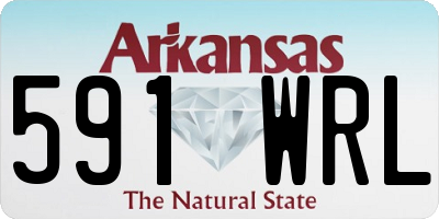 AR license plate 591WRL