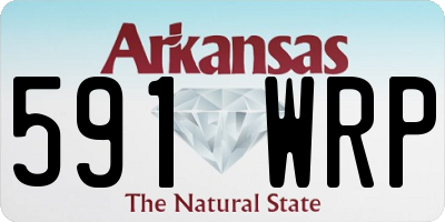 AR license plate 591WRP