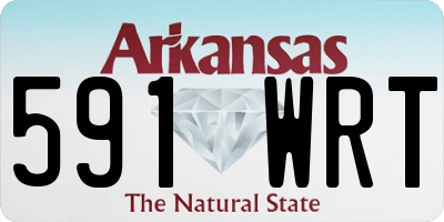 AR license plate 591WRT