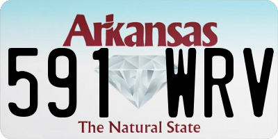 AR license plate 591WRV