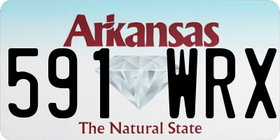AR license plate 591WRX