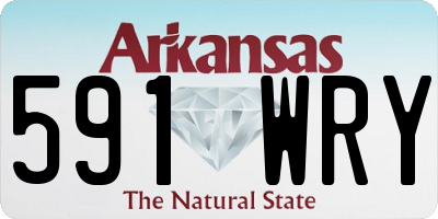 AR license plate 591WRY