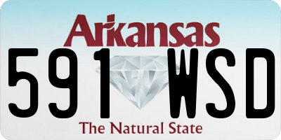 AR license plate 591WSD