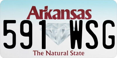 AR license plate 591WSG