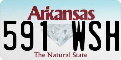AR license plate 591WSH