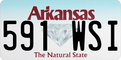 AR license plate 591WSI