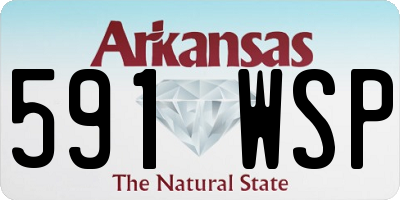 AR license plate 591WSP