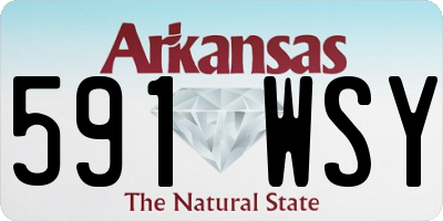 AR license plate 591WSY
