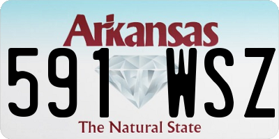 AR license plate 591WSZ
