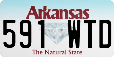 AR license plate 591WTD