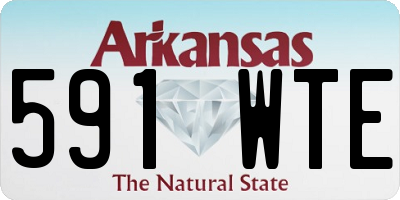AR license plate 591WTE