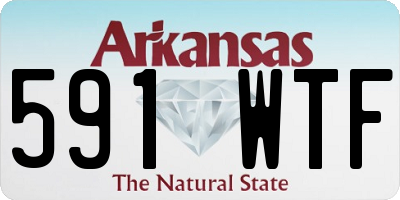 AR license plate 591WTF