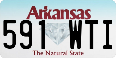 AR license plate 591WTI