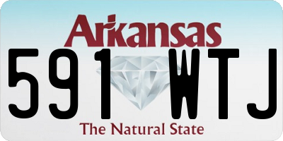 AR license plate 591WTJ