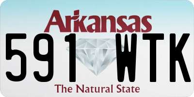 AR license plate 591WTK