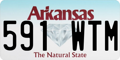 AR license plate 591WTM