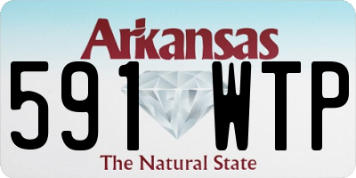 AR license plate 591WTP