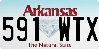 AR license plate 591WTX