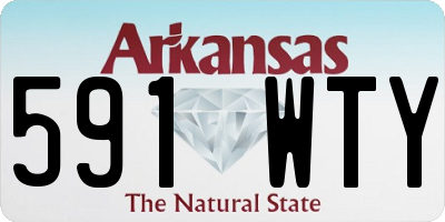 AR license plate 591WTY