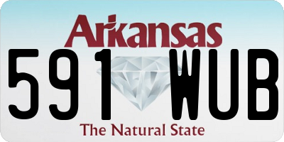AR license plate 591WUB