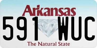 AR license plate 591WUC