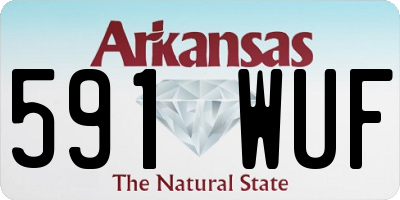 AR license plate 591WUF