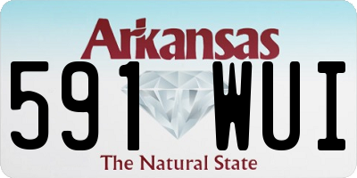 AR license plate 591WUI