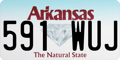 AR license plate 591WUJ