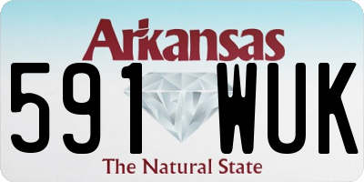 AR license plate 591WUK