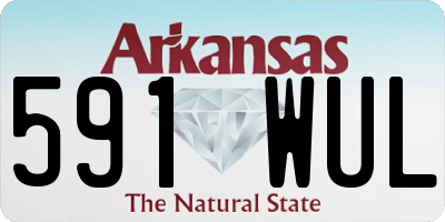 AR license plate 591WUL